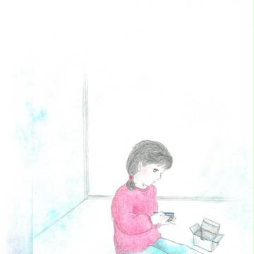 ある実験(色紙の家)