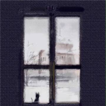 雪　猫