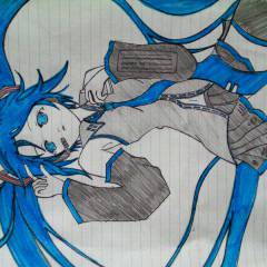 初音ミク　ルーズリーフ