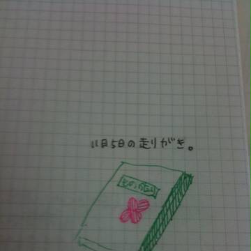 11月5日の走りがき。