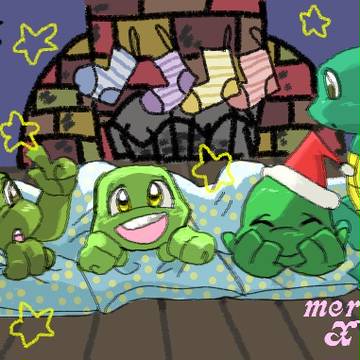 子ガメのクリスマス