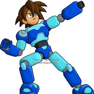 Megaman fighting