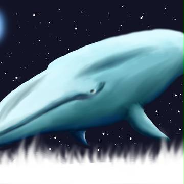 衝動描きのくじらさん