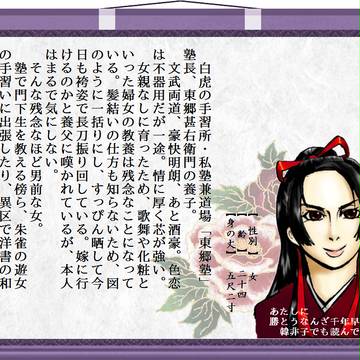 【ぴくえど】東郷志賀【手習い所経営】