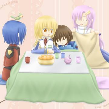 こたつ族。