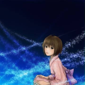 浴衣姿の少年