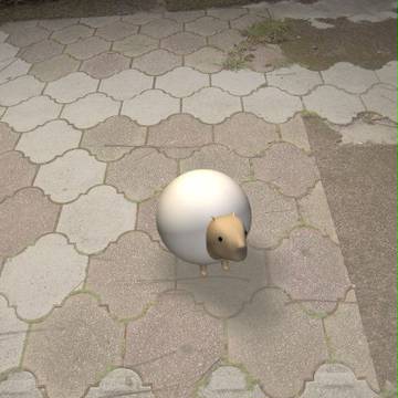 ３Ｄ作品（実写合成）