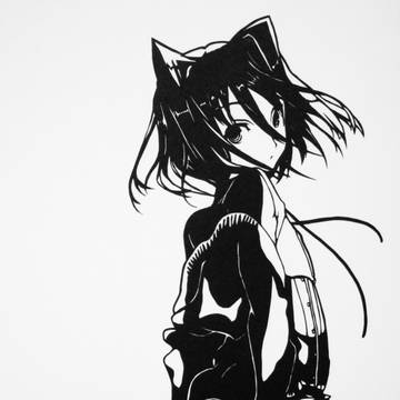 【切り絵】 未散