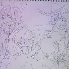 もこ＆スイカ
