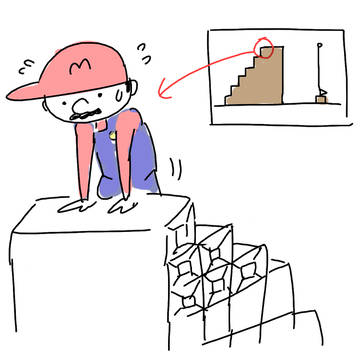 ゴール直前のこと