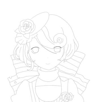 【Are you Alice?】 公爵夫人【線画】