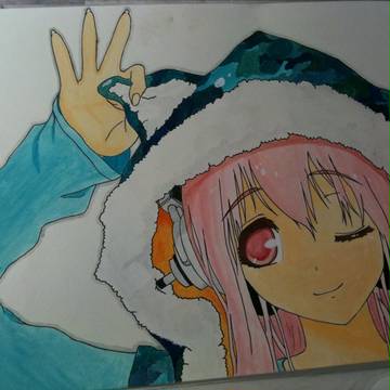 手描きそに子