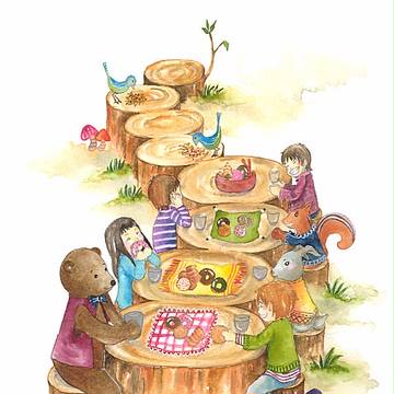 森のお茶会