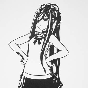 【切り絵】 重巡タカオ