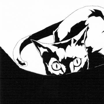 原点回帰の猫イラスト