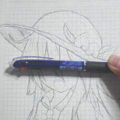 眼が書けない