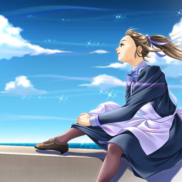 光の流れ