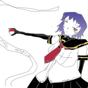 ブラック・ホワイト　くじらちゃん