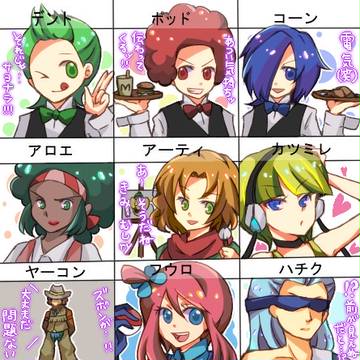 ブラックホワイトのジムリーダーを描いてみた!