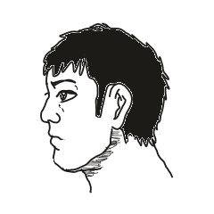 横顔の練習