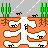 ドット絵のアリの巣