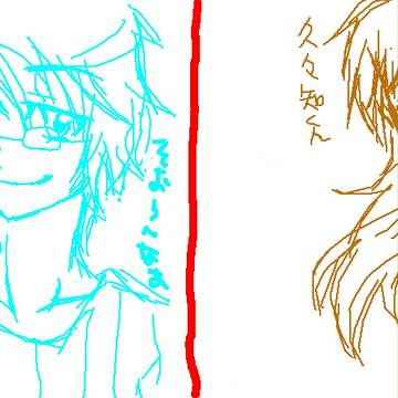 友達と絵チャ(前半戦)
