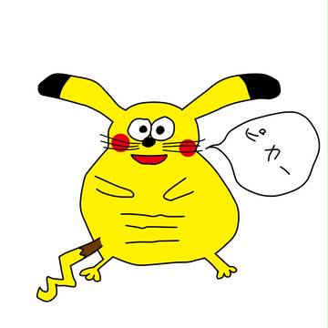 画伯の絵に色を塗っただけ