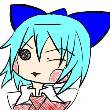 お絵かきチルノ