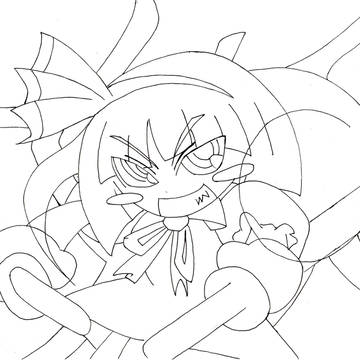 線画みょん