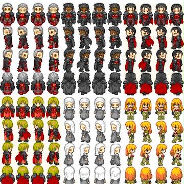 血塗れ聖堂騎士団キャラチップ詰め