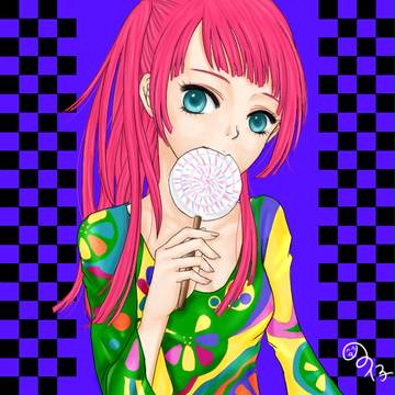サイケな女の子