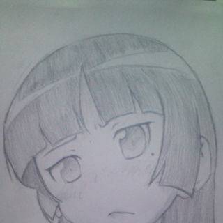 鉛筆で落書き