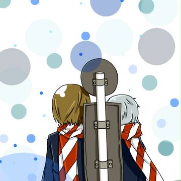 雨のバス停