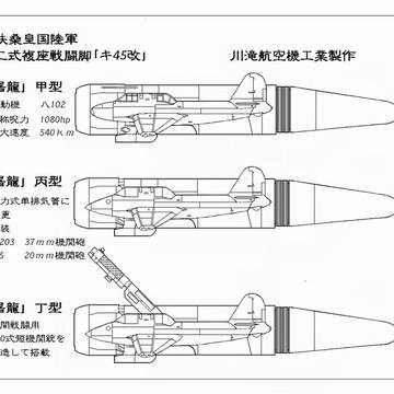 ストライクウィッチーズ　扶桑皇国陸軍　二式複座戦闘脚「屠龍」
