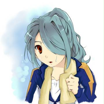 汗を拭う風丸