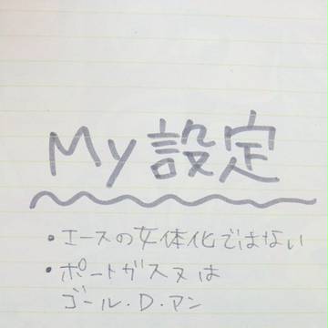 (ゴール)ポートガス・D・アン　Mｙ設定
