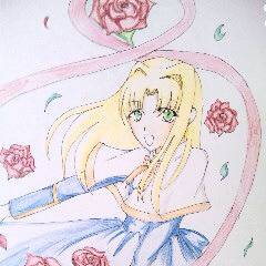 薔薇とリボン