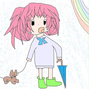rainbow girl