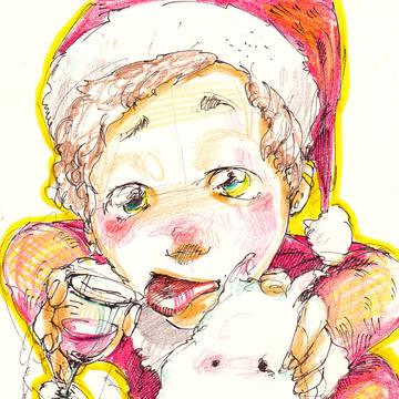 落書きサンタ