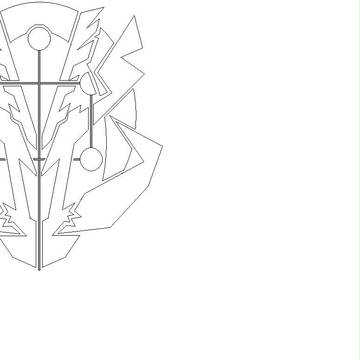 ＸｘΩｘＸ（自作ロゴ）＋セフィロトの樹