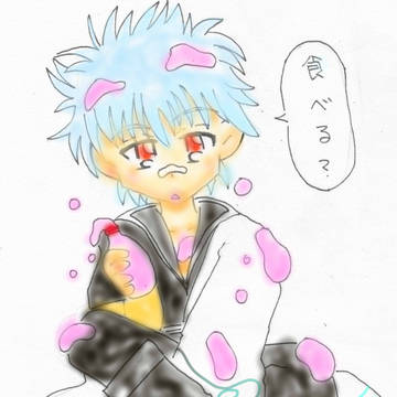 ペンタブで銀さん描いてみました
