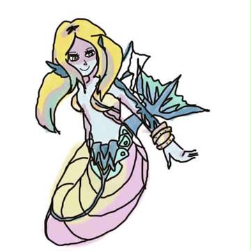 湖底の人魚