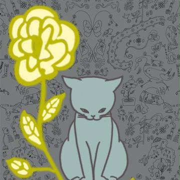 猫と
