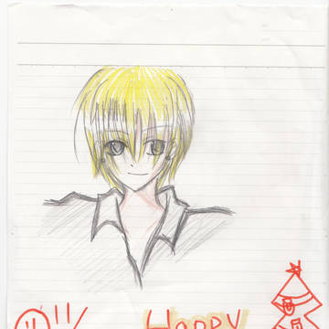 誕生日にあげた絵