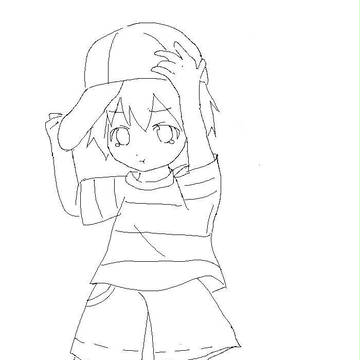 【塗ってくださるとうれしいです】　僕の帽子なんだから！