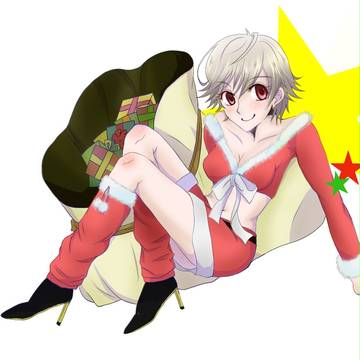 【女体化注意】くららにサンタの格好させてみたよ