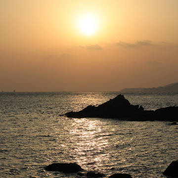 【フリー素材】夕日の風景