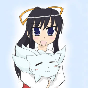 観月とキュウビ