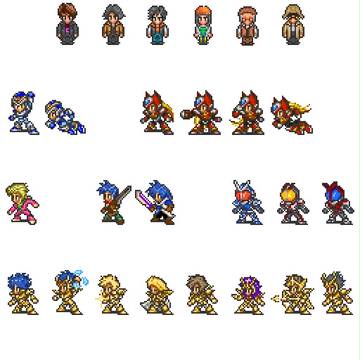ロマサガ3っぽく描いたやつまとめ