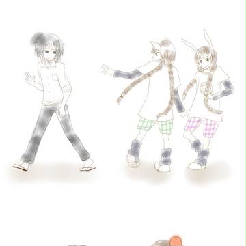 ケンジさんとねこきゃら
